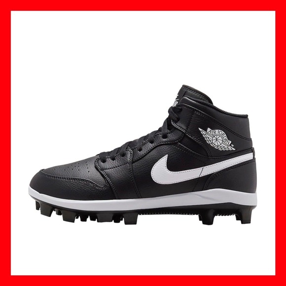 Nike Air Jordan Retro MCS Baseball Cleats Black Molded AV5354